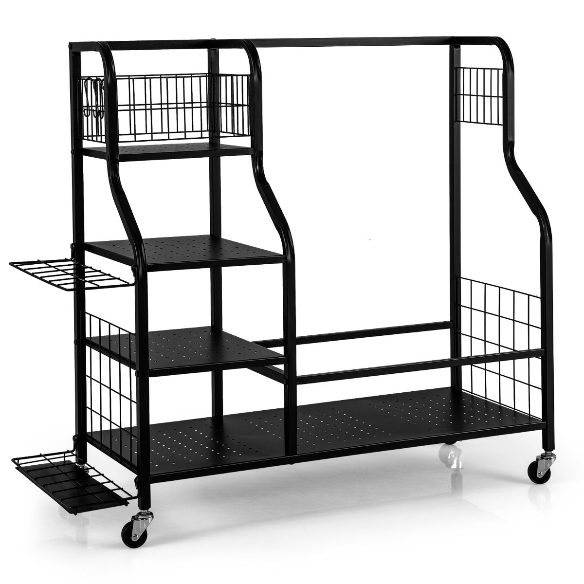 Organizador de Armazenamento para Tacos de Golfe – 110 x 41 x 97 cm – Metal