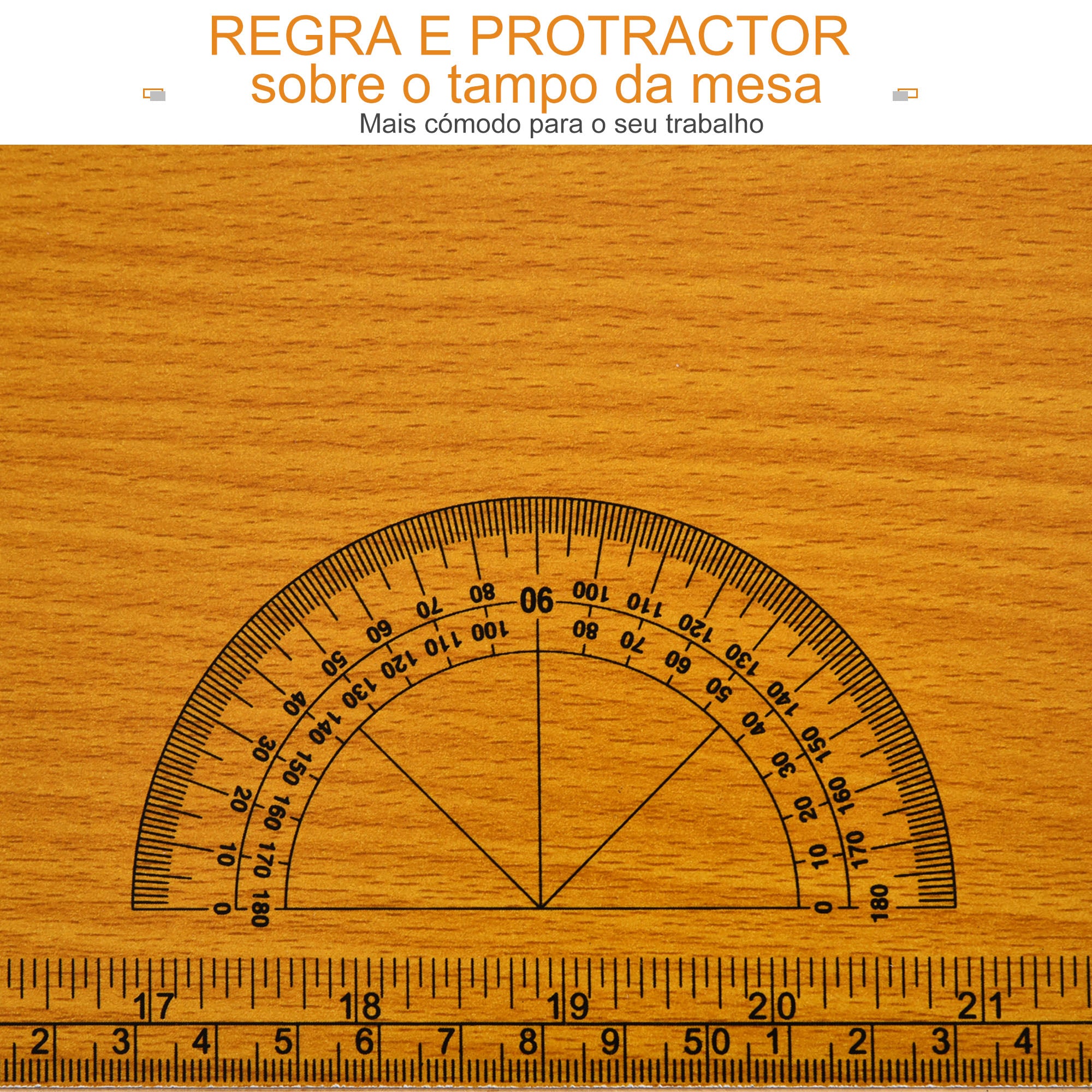 Bancada de Trabalho Dobrável 100x60x75,5 cm - Madeira e Preto