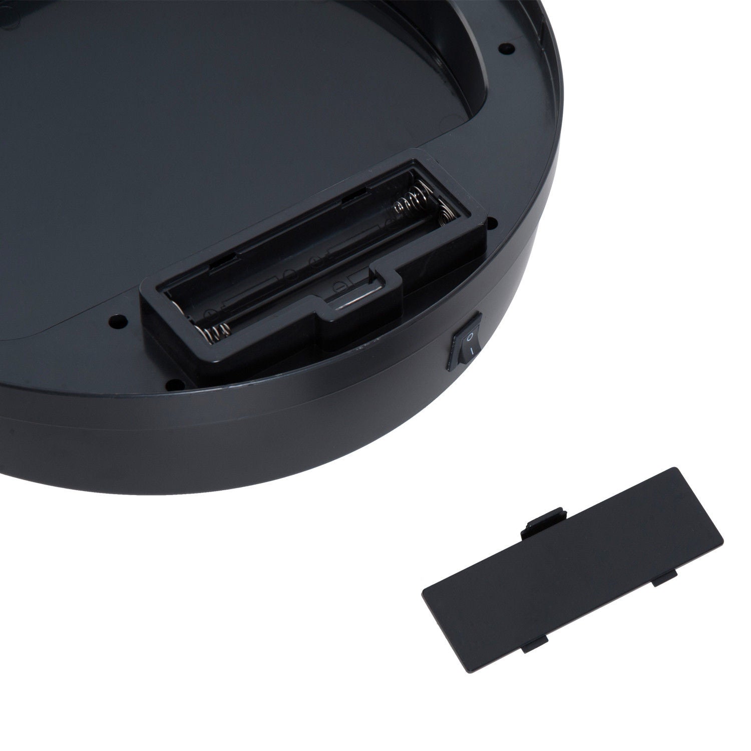 Balde de Lixo Inteligente de Aço Inoxidável 30L Ø30,5x51,5cm Prata e Preto