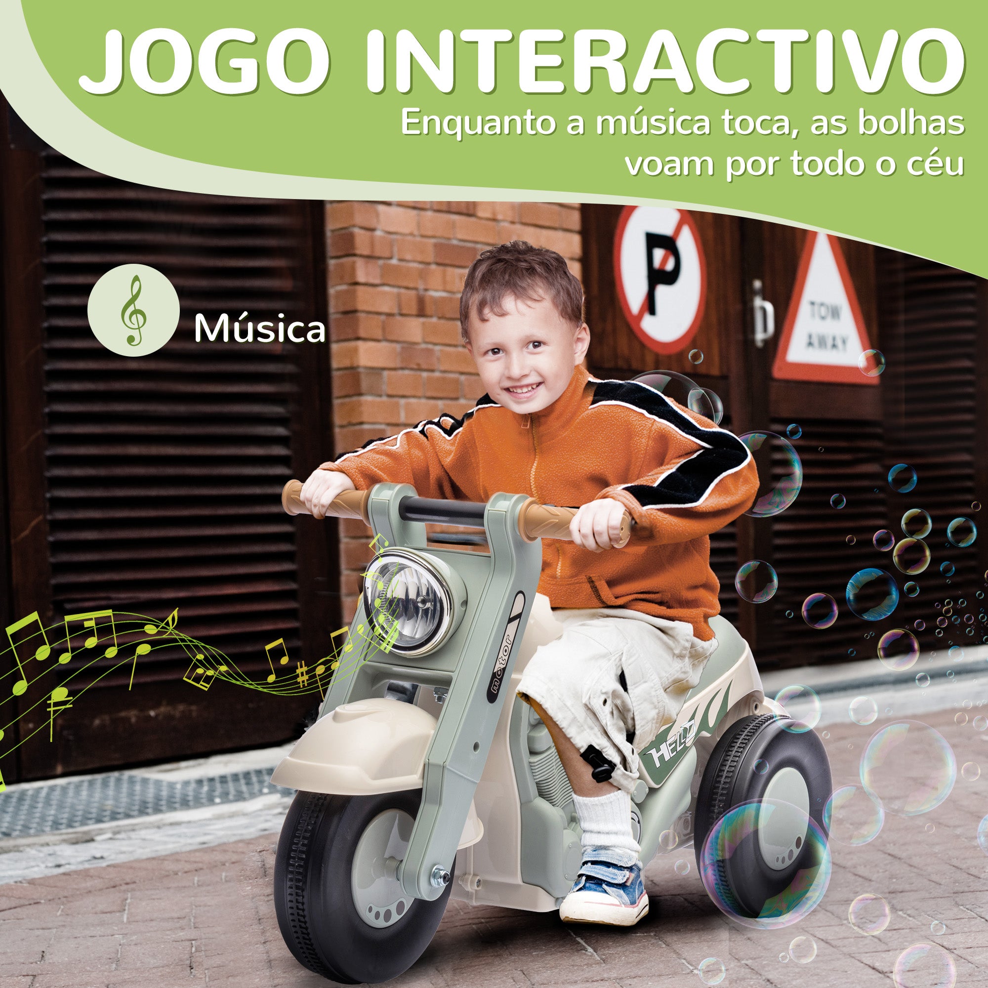 Carro Andador para Bebés - Creme Branco 80x35,5x42 cm