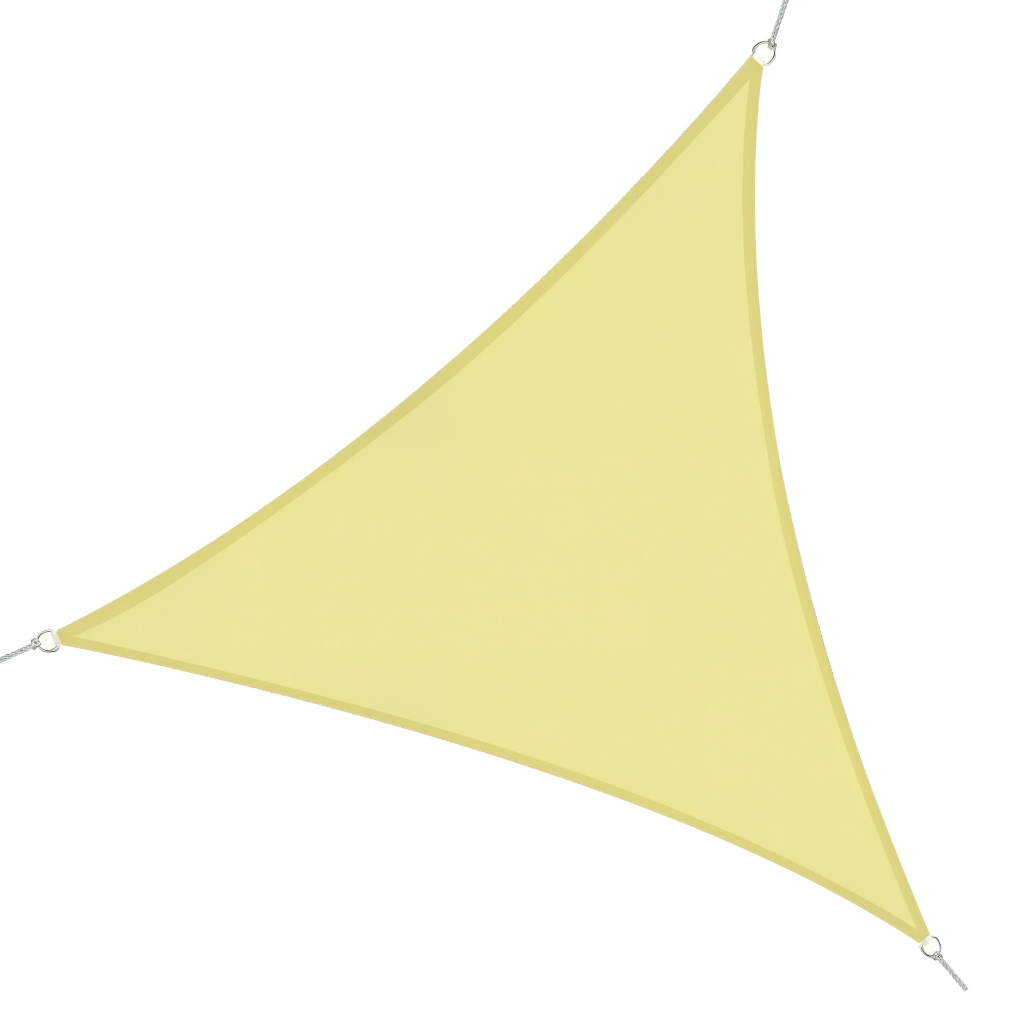 Vela de Sombra Triangular 6x6x6 m Cor de Areia