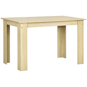 Mesa de Sala de Jantar Retangular 120x69x75 cm - Cor de Carvalho