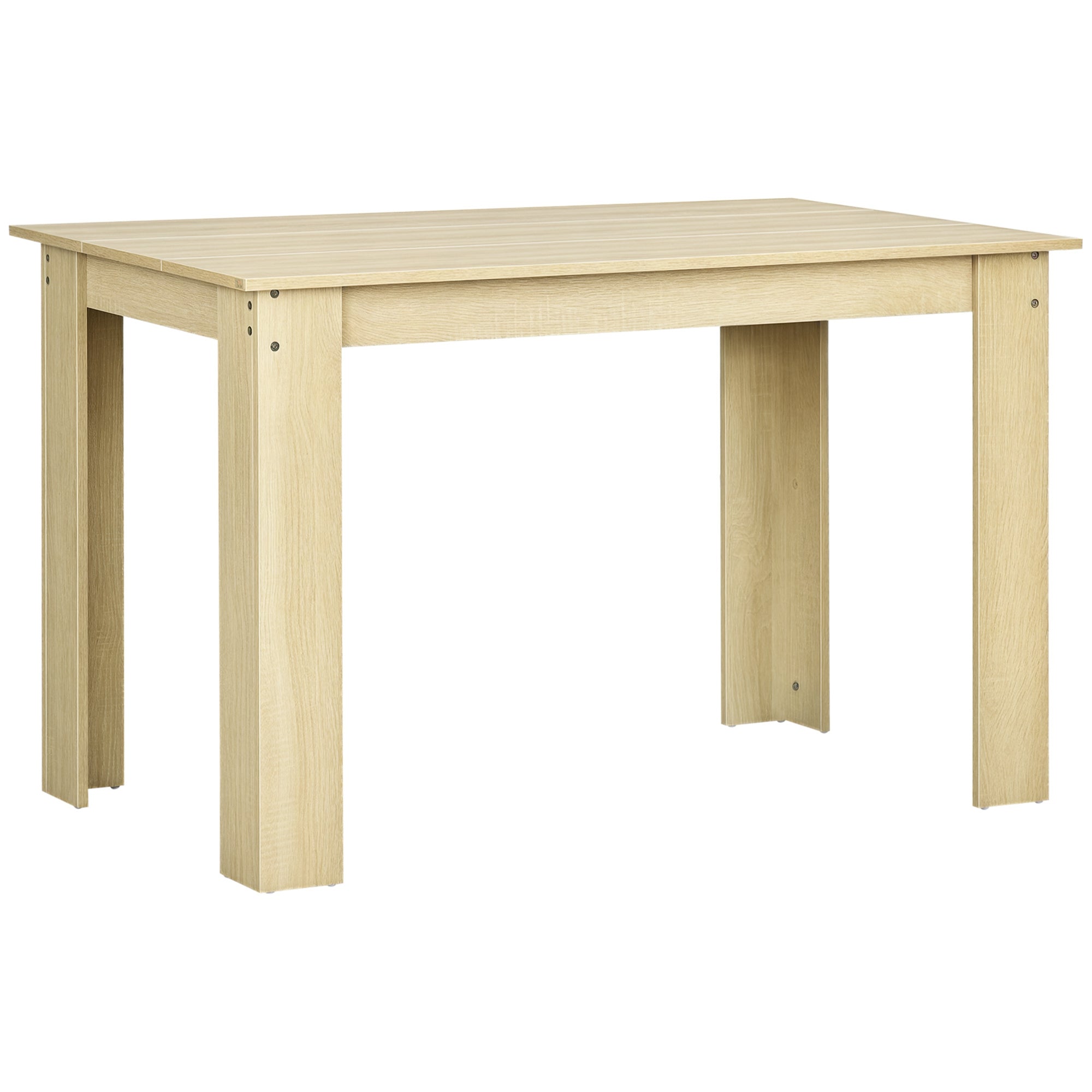 Mesa de Sala de Jantar Retangular 120x69x75 cm - Cor de Carvalho