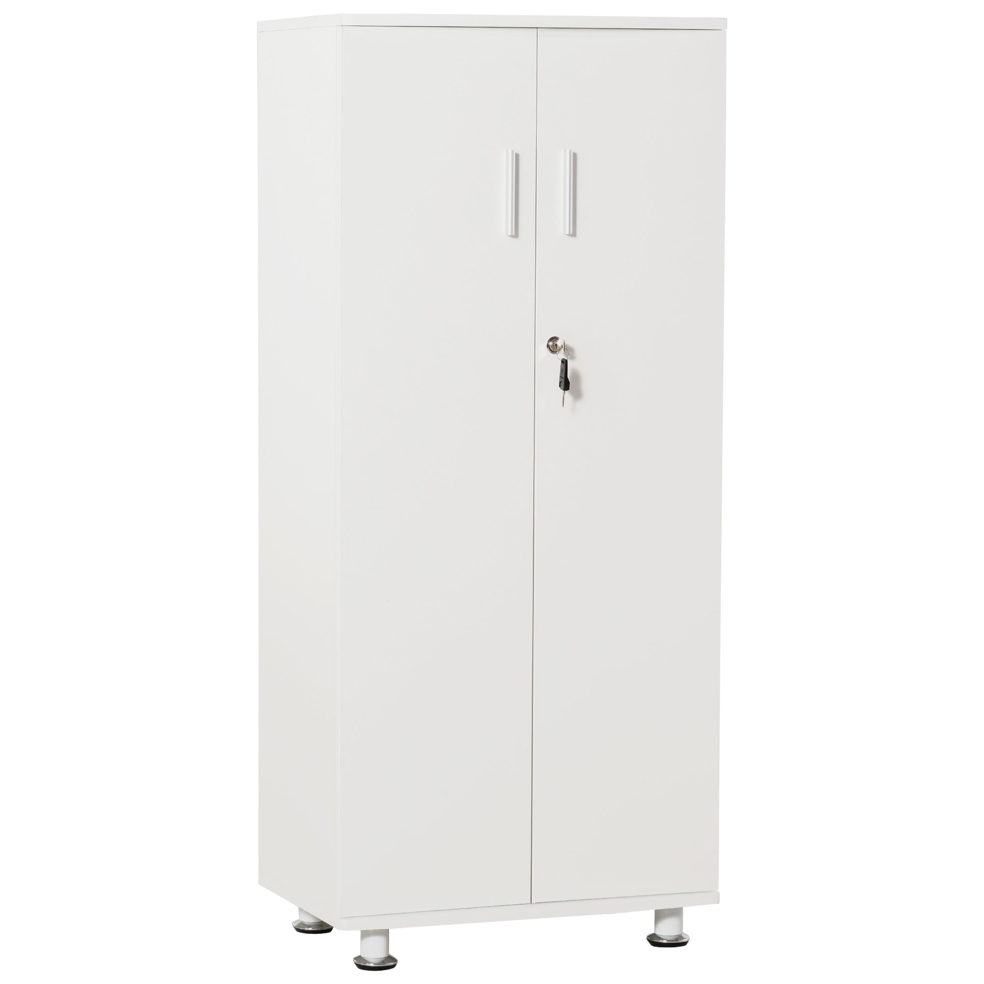 Estante Gabinete Branco para CDs, Livros e DVDs 55x36,5x125,5 cm