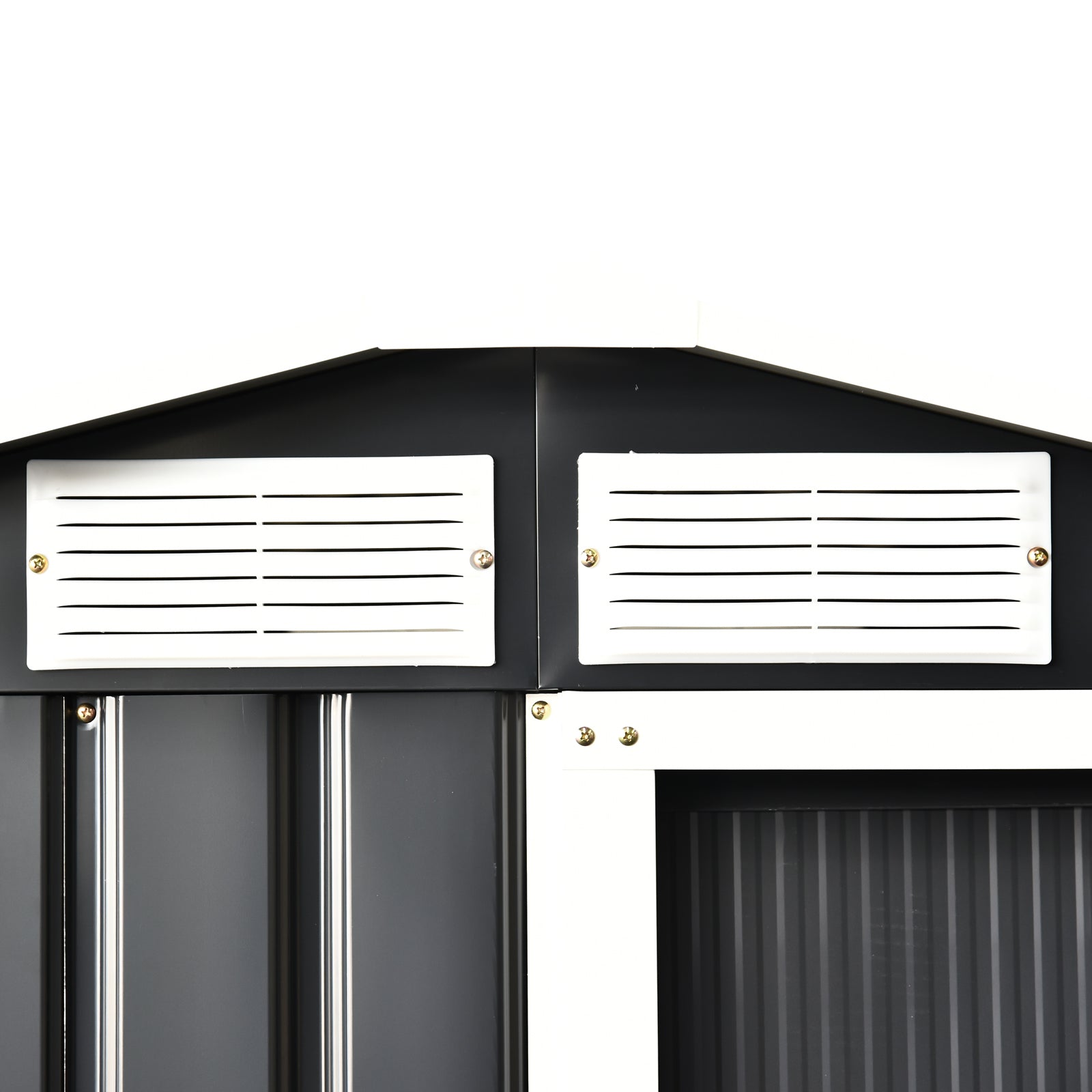 Abrigo de Jardim 150x130x186 cm Cor Cinza - Aço Galvanizado