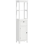 Armário Casa de Banho Moderno 40x30x165 cm - Cor Branco