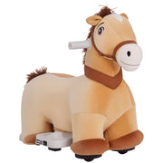 Cavalo Elétrico para Crianças - 69x34x53 cm - Marrom