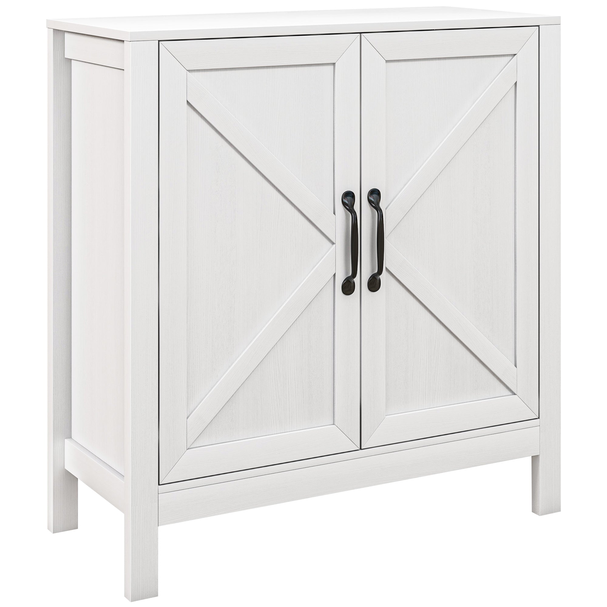 Aparador Moderno com Prateleira Ajustável 80x35x85 cm Branco