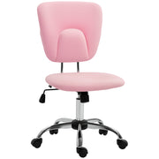Cadeira de Escritório Giratória Rosa 50x54x87,5-96,5 cm