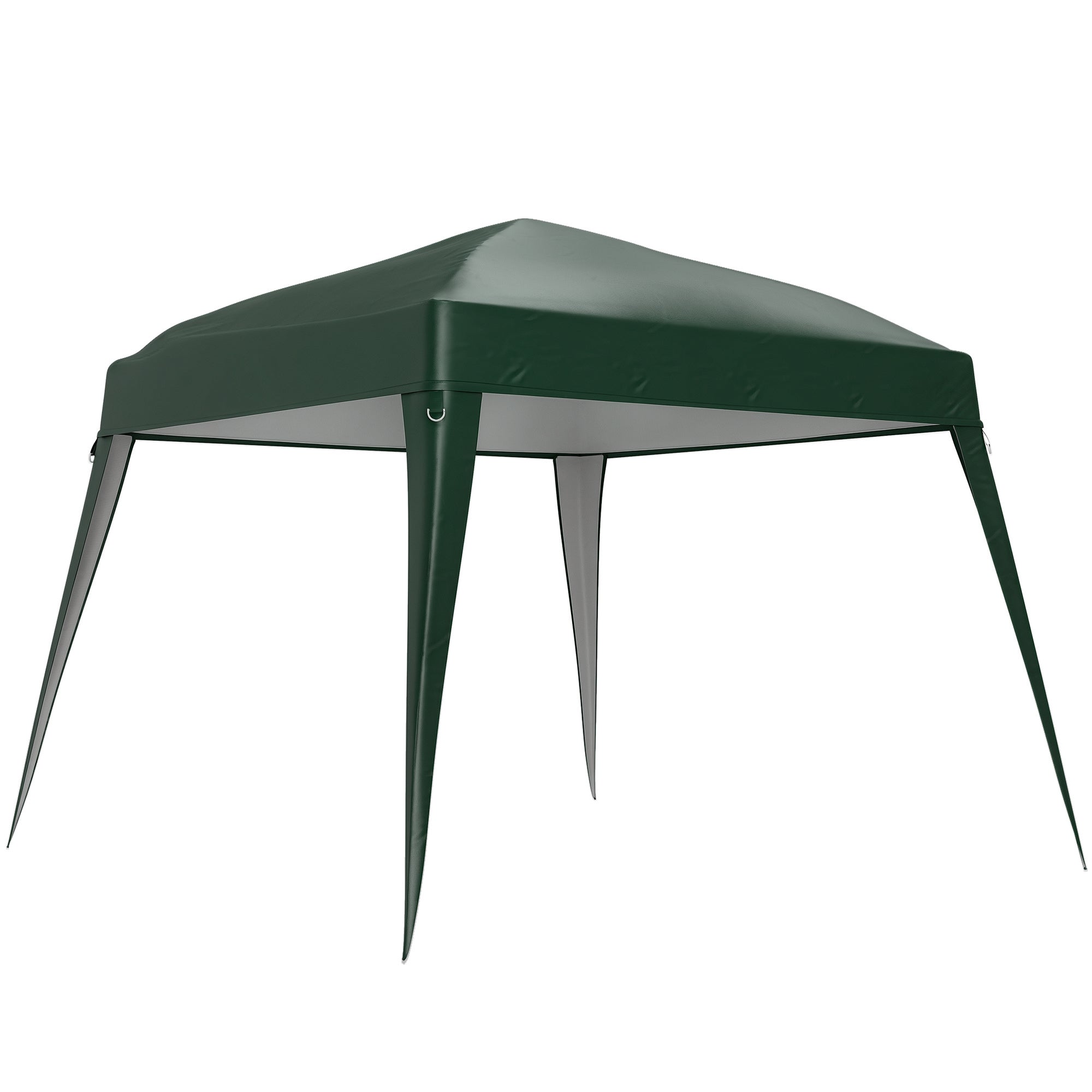 Toldo de Substituição Verde 300x300 cm para Tenda Dobrável de Jardim