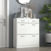 Sapateira Móvel Estreita 80x30x91,5 cm - Branco