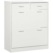 Sapateira Móvel Estreita 80x30x91,5 cm - Branco