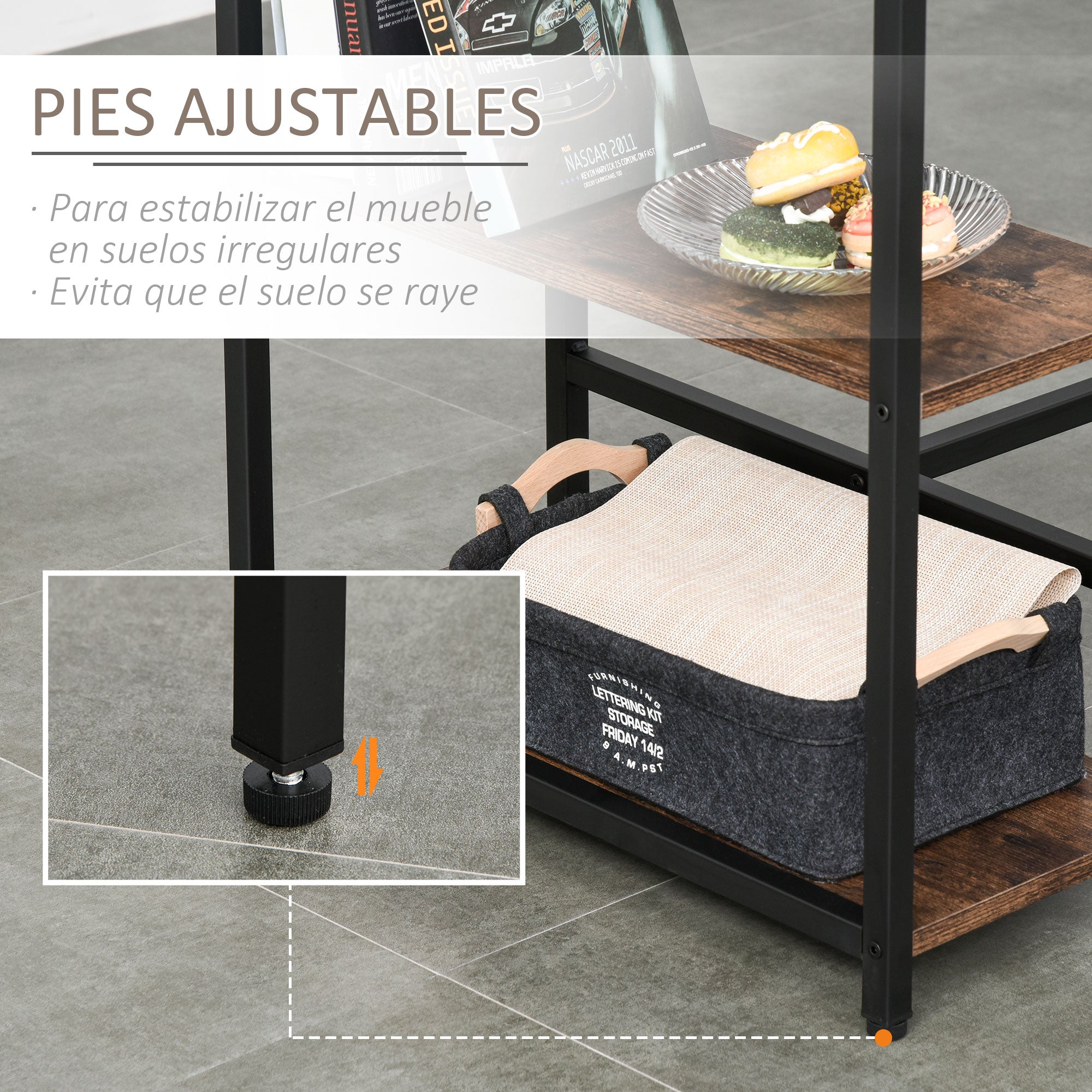 Conjunto de Mesa de Bar e 2 Bancos Castanho Rústico 109x60x100 cm