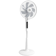 Ventoinha de Pé Ajustável em Altura 45x42x120-135 cm - Branco