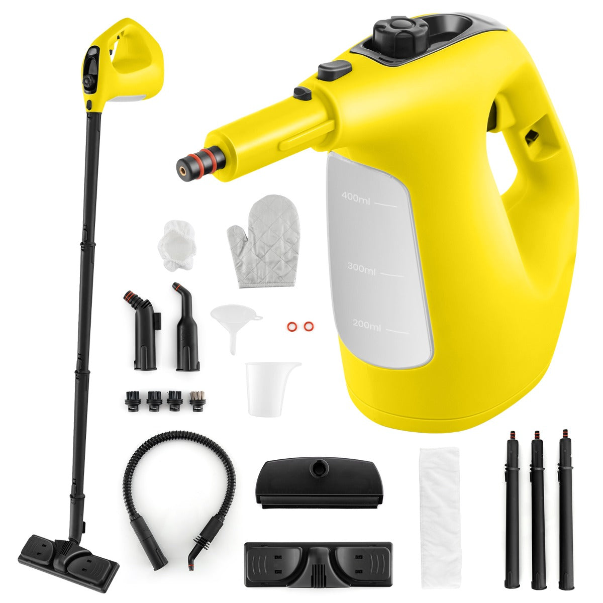 Limpiador a Vapor Portátil – 1500W – Amarelo