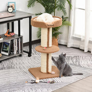 Arranhador para Gatos Marrom Claro 45x45x91 cm