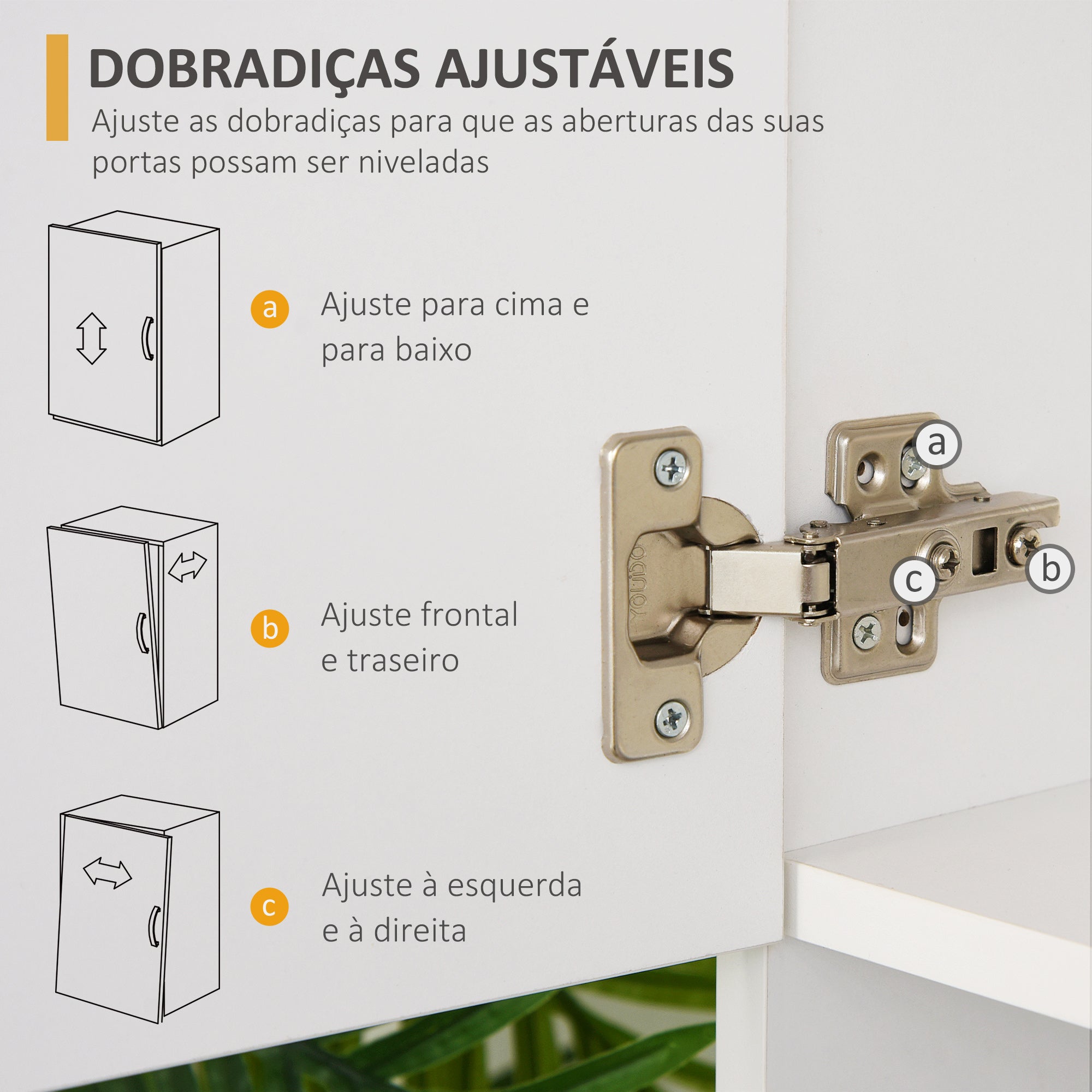Armário de Cozinha Alto 3 Gavetas 3 Portas 80x39,5x183,5cm Branco
