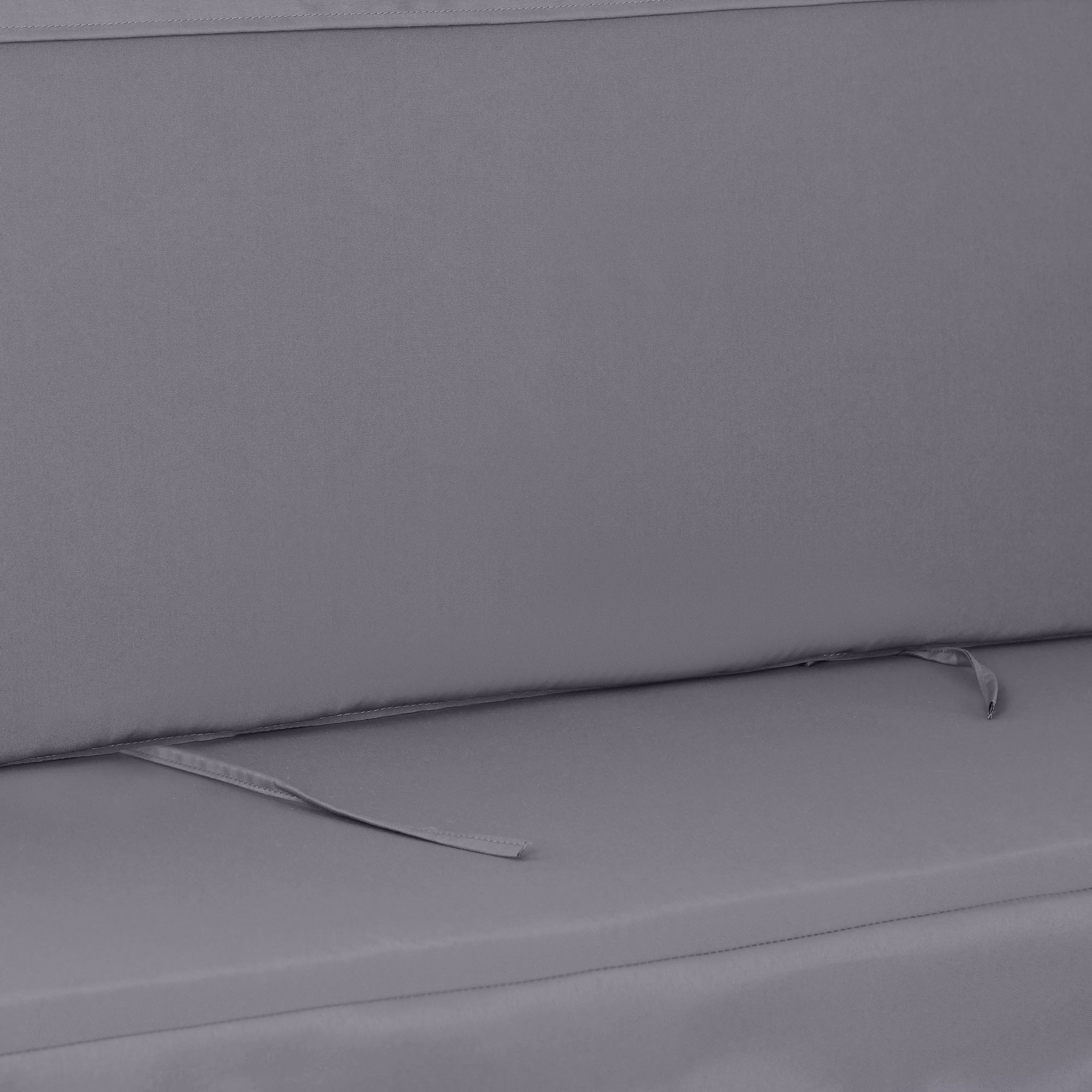 Almofada para Baloiço 130x45x5 cm Cinza