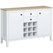 Aparador de Cozinha Moderno 110x35x75 cm - Branco