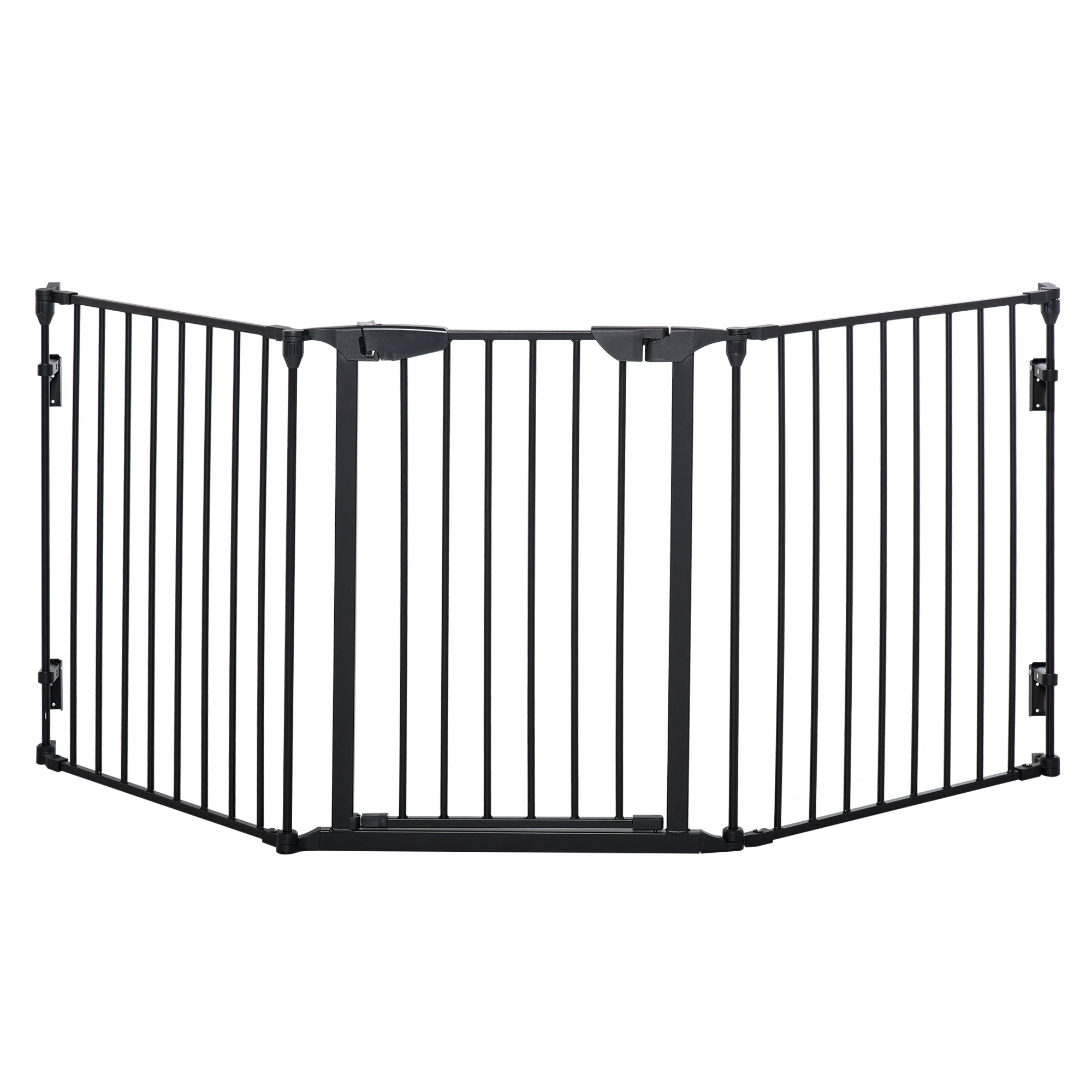 Barreira de Segurança para Animais de Estimação - 180x74.5cm - Preto