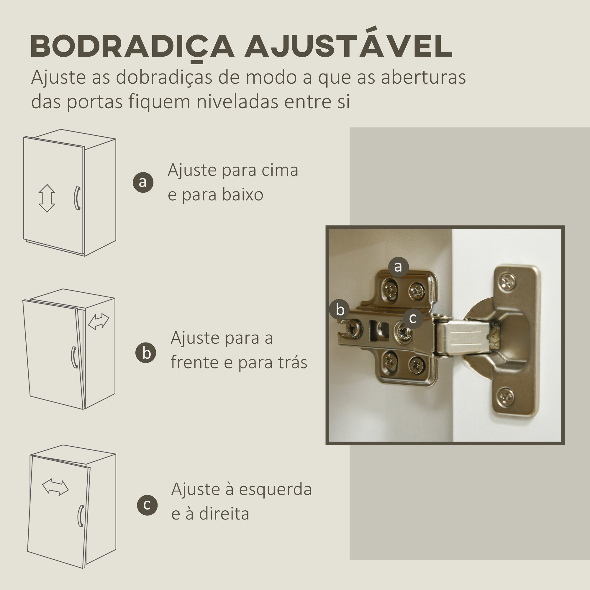Aparador de Sala de Estar Moderno 120x37x75 cm Branco e Madeira