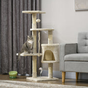 Arranhador para Gatos 75x40x112 cm Bege
