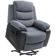 Poltrona Relax Reclinável 96x96x108 cm - Cinza Escuro