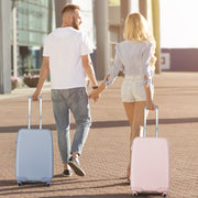 Mala de Viagem de Cabine – 20 Polegadas – Rosa – Policarbonato