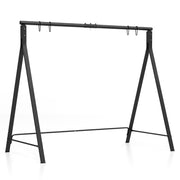 Marco de Baloiço para Jardim – 210 x 115 x 175 cm – Negro – Metal