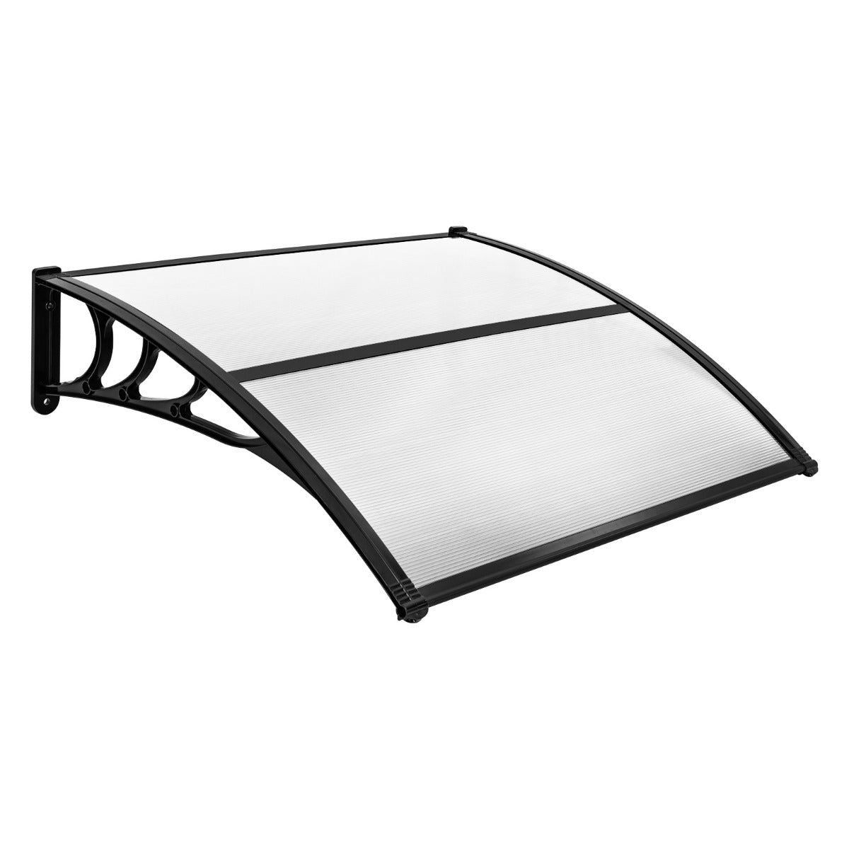 Toldo para Janela ou Porta 122 x 99 cm Proteção Solar Chuva Neve Vento Cinzento