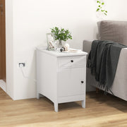 Mesa Auxiliar – Branco – Madeira