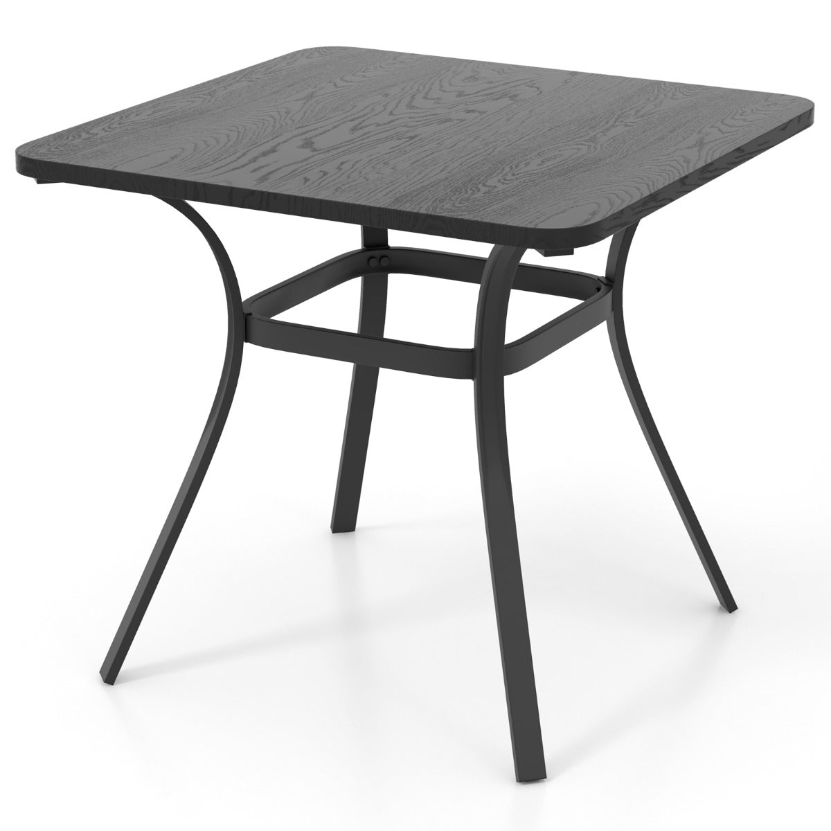 Mesa Quadrada de Metal – 80 x 80 cm – Cinzenta