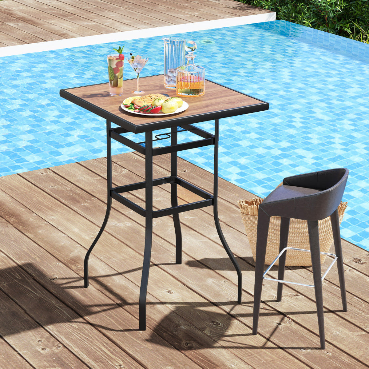 Mesa de Bar de Jardim – 70 cm – Metal