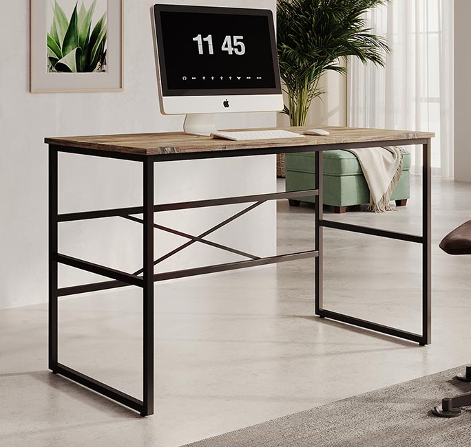 Mesa de Escritório Ferrol M2 (120 cm) em Pinho