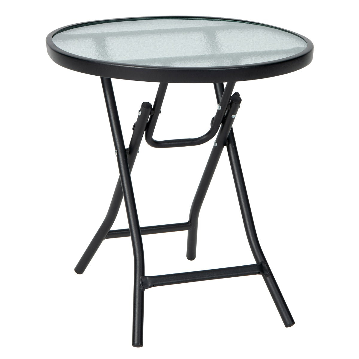 Mesa Redonda para Pátio – 46 x 47,5 cm – Preto – Aço