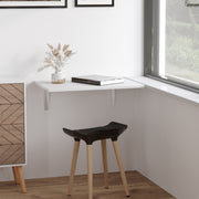 Mesa Dobrável de Parede 60x40x20cm - Branco