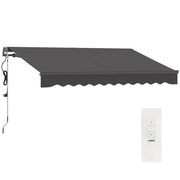 Toldo Retrátil Elétrico 296x250 cm - Cinza Escuro