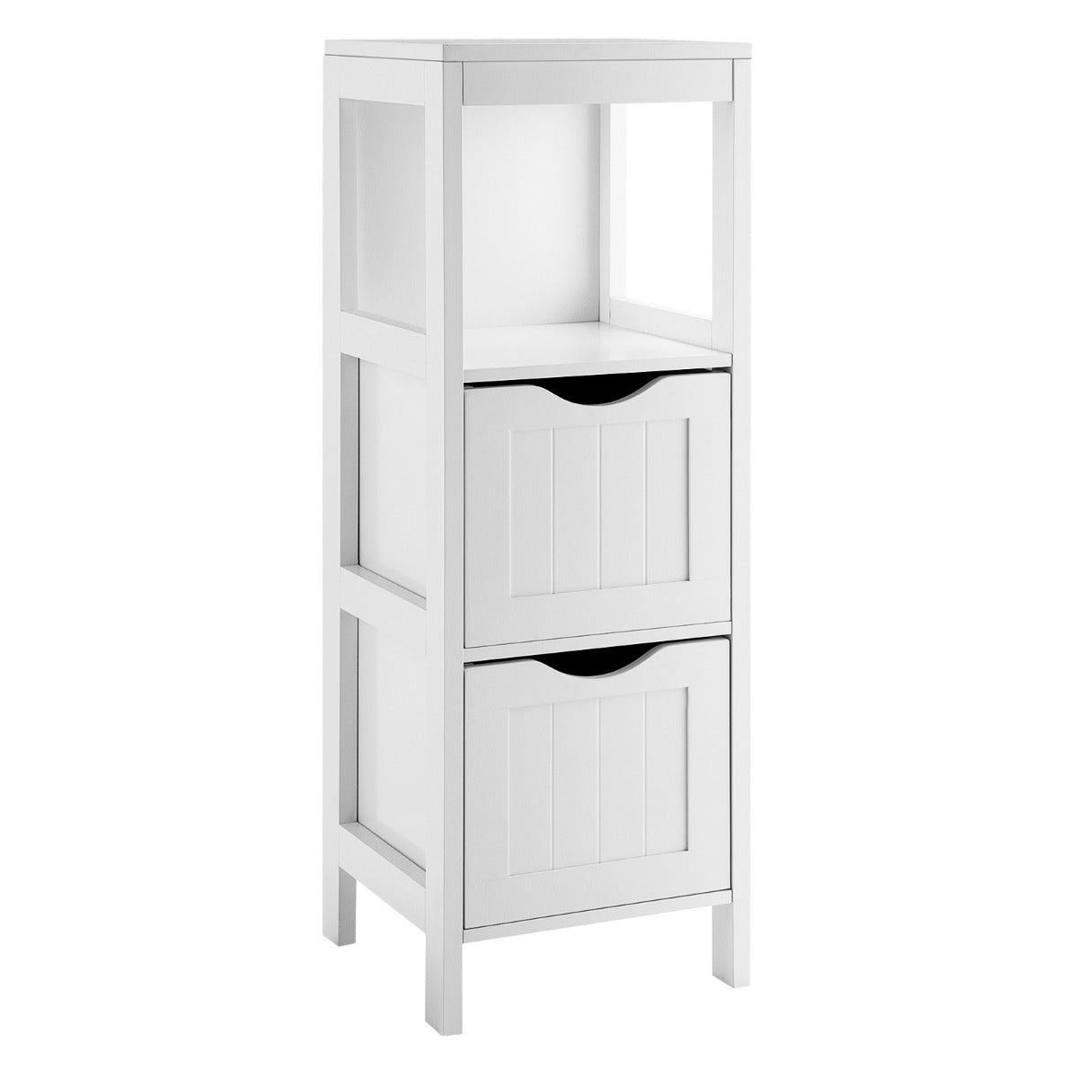 Gabinete de Casa de Banho – 30 x 30 x 89 cm – Branco – MDF