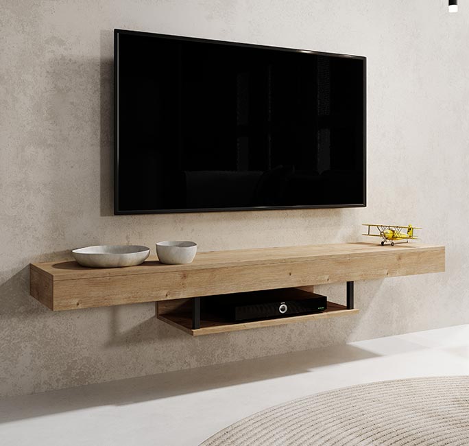 Elegante Móvel de TV Anabel em Safira