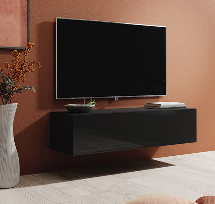 Móvel de TV modelo Baza 120x30 em preto