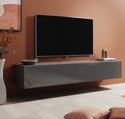 Móvel de TV modelo Baza 180x30 em cinzento