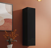 Armário suspenso modelo Baza 30x120 em preto