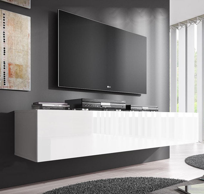Móvel TV modelo Nerea H2 (160 cm) em branco