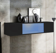 Organize com Estilo - Armário Pendurado Modelo Kaira H160CC em Preto