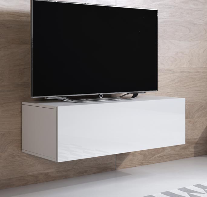 Móvel de TV Leiko H1 (100x30cm) em branco
