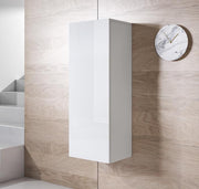 Armário Pendurado Modelo Leiko V1 (40x126cm) Branco