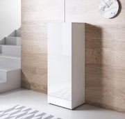 Armário Leiko V1 (40x128cm) branco com pés padrão