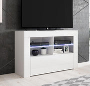 Móvel de TV Lucrecia (100x65cm) branco com LED