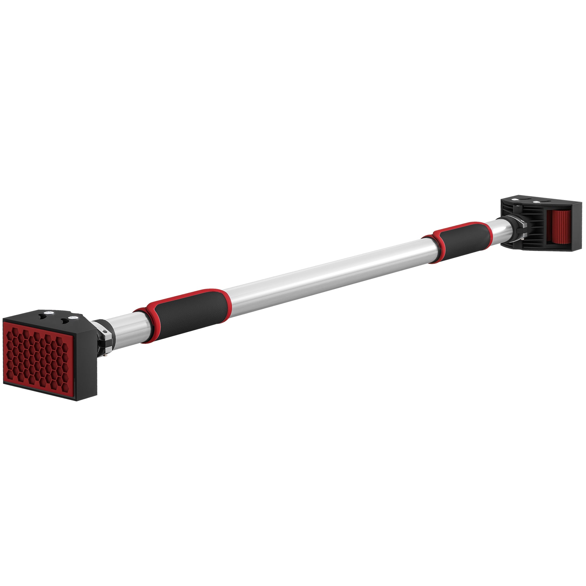 Barra de Elevação Ajustável 95-123 cm Vermelho e Preto