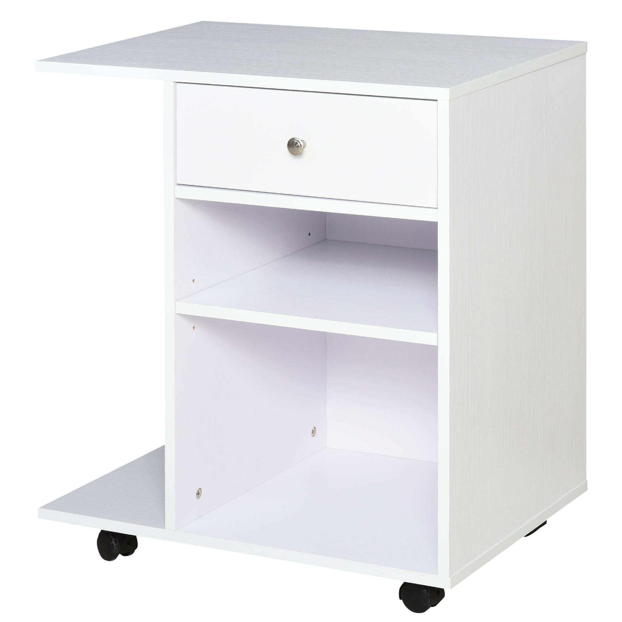 Armário para Impressora de Escritório 60x40x68,5cm Branco
